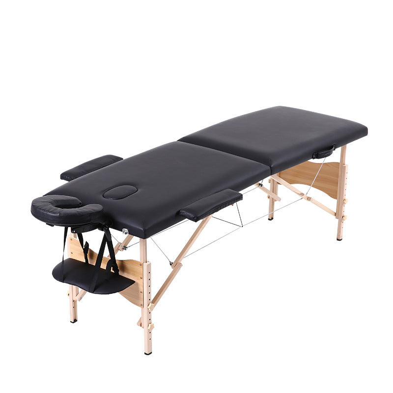 2 Fold Portable Wooden Massage Bed