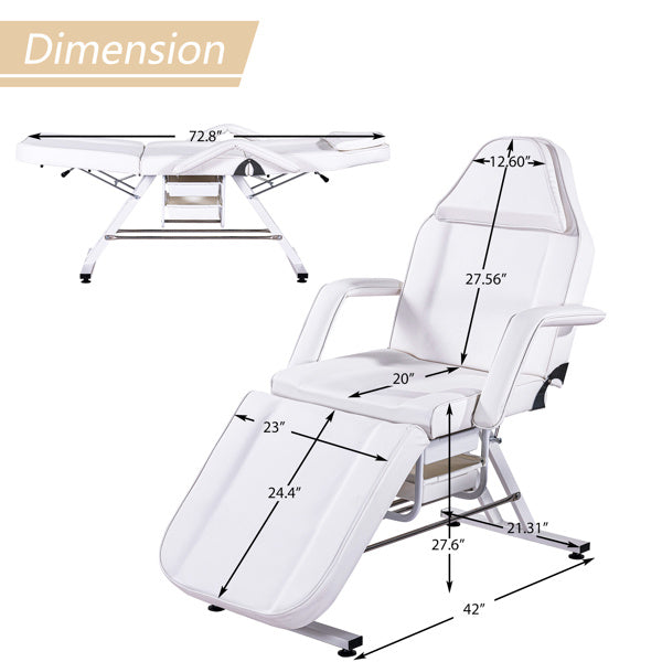 White Massage/Salon/Tattoo Chair