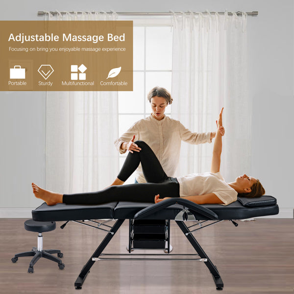 Black Massage/Salon/Tattoo Chair