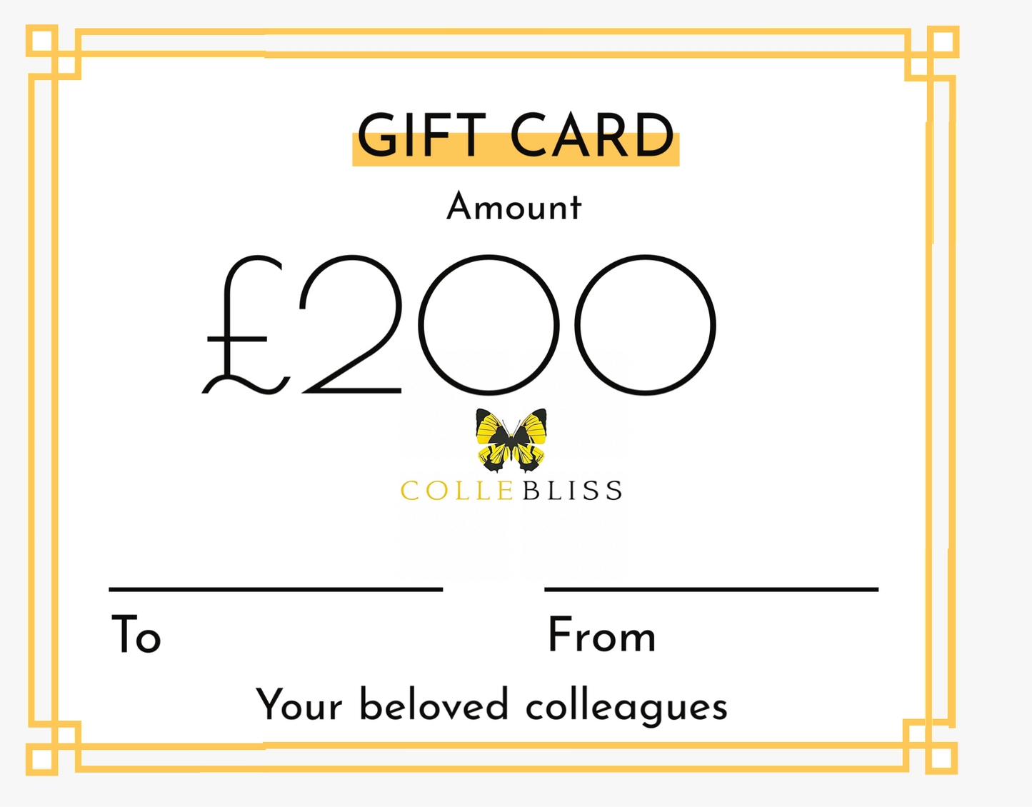 Gift Card for Colleagues