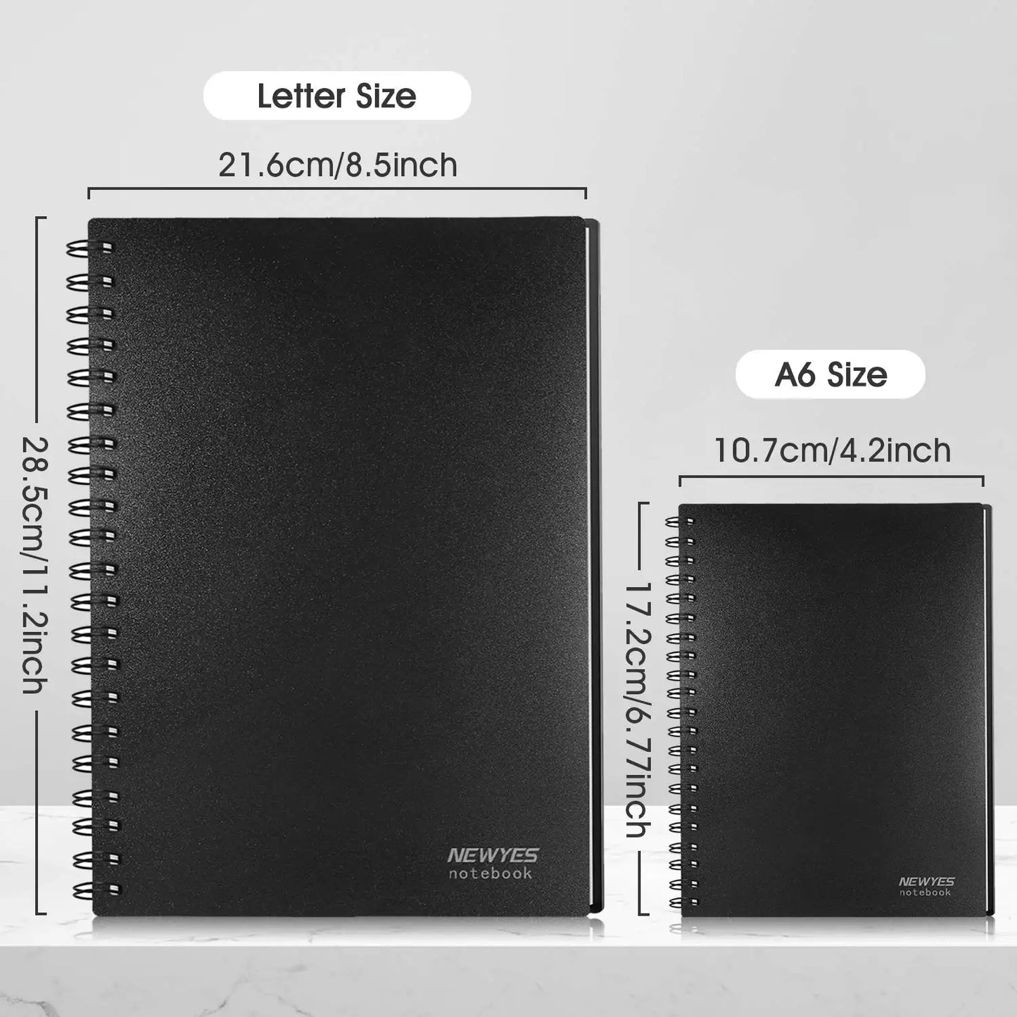 A4 Size Whiteboard Notebook Dry Erase Board reusable Notebook Meeting Notebook White Board with Pen Presentation Supplies