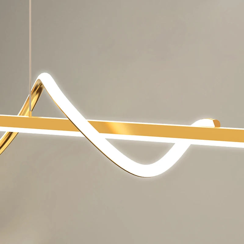 Modern Gold Pendant Light